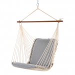 Sunbrella Cushioned Single Swing - Canvas Granite