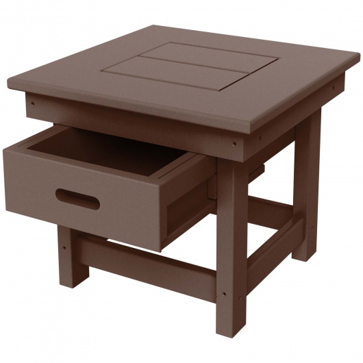 DURAWOOD® Poly Comfort Side Table with Drawer