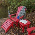 DURAWOOD® Poly 5 Piece Sunrise Adirondack Set