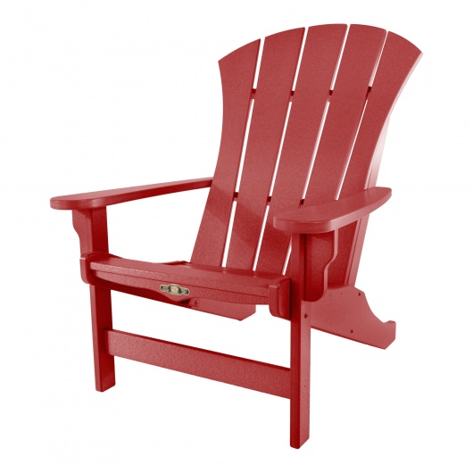 DURAWOOD® Poly 3 Piece Sunrise Adirondack Chair Set