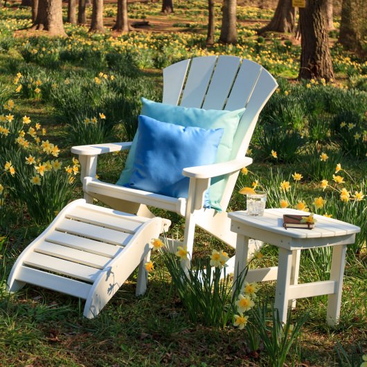 DURAWOOD® Poly 3 Piece Sunrise Adirondack Rocker Set
