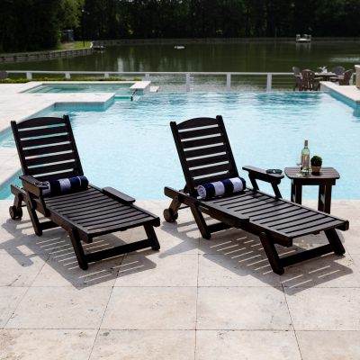 DURAWOOD® Poly 3 Piece Chaise Lounge Set