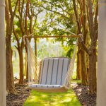 Sunbrella Cushioned Single Swing - Cove Pebble