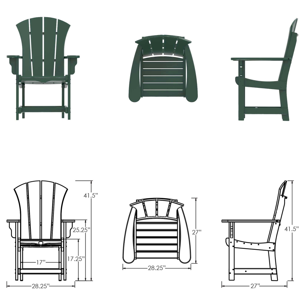 DURAWOOD® Sunrise Dining Chair with Arms