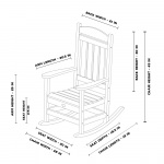 DURAWOOD® Poly Porch Rocker