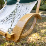 Double Duracord Rope Curved Arm Swing - White