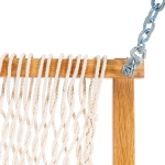 DURACORD® Curved Arm Double Rope Swing - Oatmeal