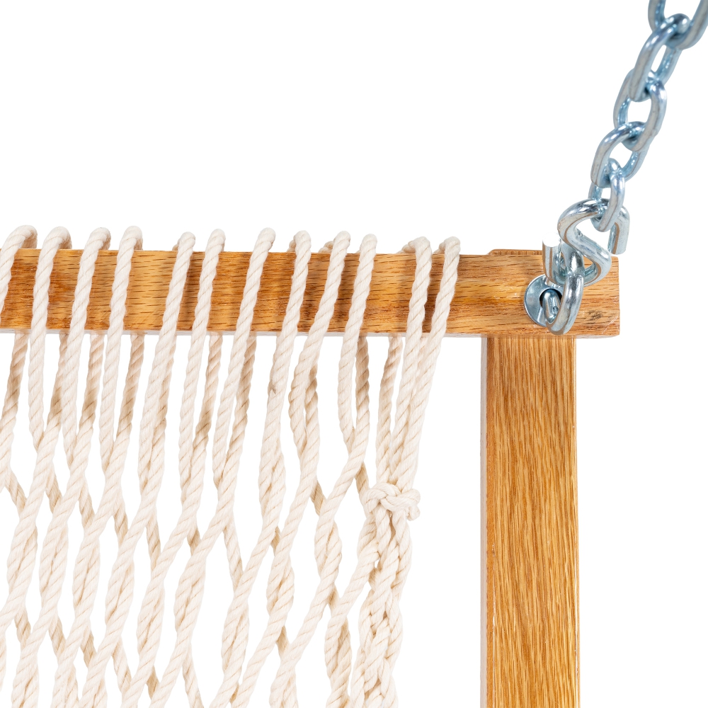 DURACORD® Curved Arm Double Rope Swing - Oatmeal