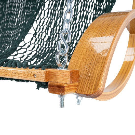 Bent Oak Double DURACORD® Rope Swing - Green