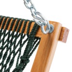 Double Duracord Rope Curved Arm Swing - Green