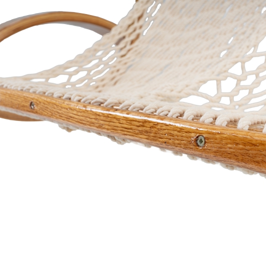 DURACORD® Curved Arm Double Rope Swing - Oatmeal