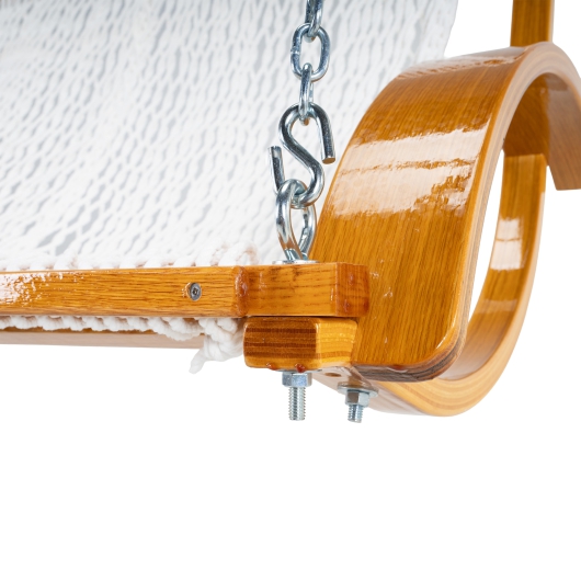 Bent Oak Double DURACORD® Rope Swing - White