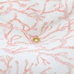 Large Bella Dura Tufted Hammock with Detachable Pillow - Atoll Persimmon