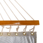 Large Sunbrella Tufted Hammock with Detachable Pillow - Clock Out Cloud