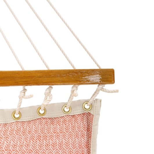 Large Bella Dura Tufted Hammock with Detachable Pillow - Festoon Persimmon