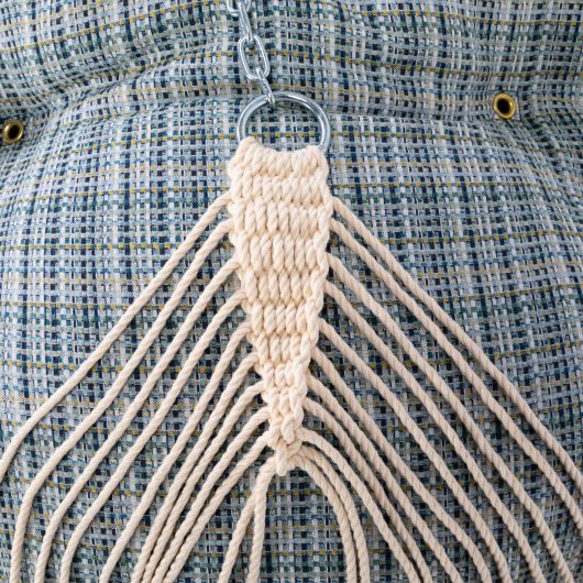 Large Bella Dura Tufted Hammock with Detachable Pillow - Principle Lagoon