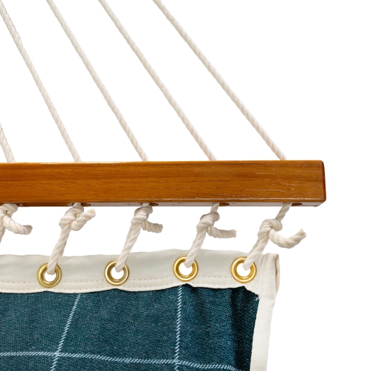 Large Sunbrella Tufted Hammock with Detachable Pillow - Wentworth Juniper