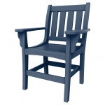 DURAWOOD® Poly Vertical Dining Chair With Arms