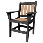 DURAWOOD® Poly Vertical Dining Chair With Arms