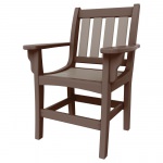 DURAWOOD® Poly Vertical Dining Chair With Arms