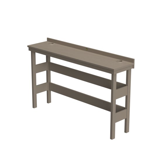 DURAWOOD® Poly View Finder Bar Height Table - 16.5 in. x 72 in.