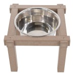 DURAWOOD® Dog Feeding Station Frame - Weatherwood