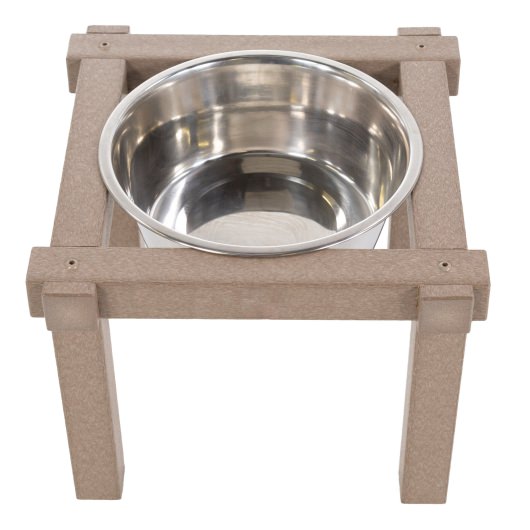 DURAWOOD® Dog Feeding Station Frame - Weatherwood