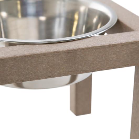 DURAWOOD® Dog Feeding Station Frame - Weatherwood