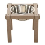 DURAWOOD® Dog Feeding Station Frame - Weatherwood