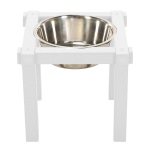 DURAWOOD® Dog Feeding Station Frame - White