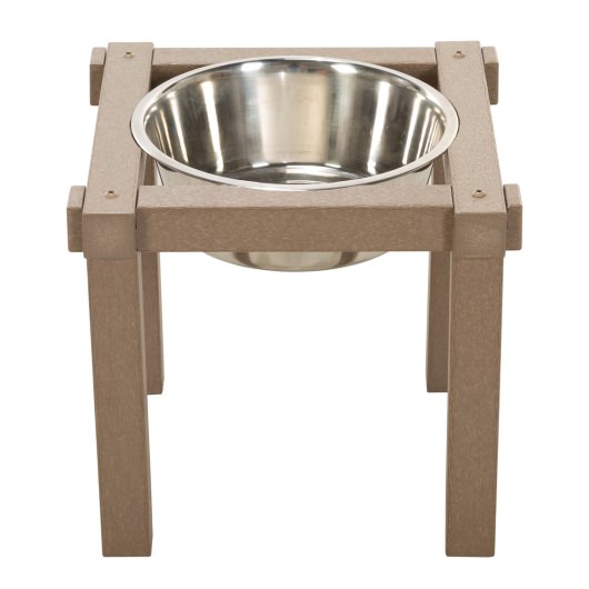 DURAWOOD® Dog Feeding Station Frame - Weatherwood