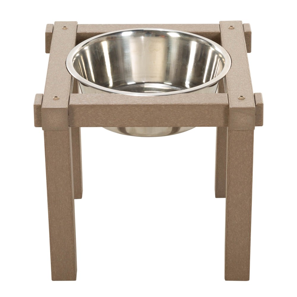 DURAWOOD® Dog Feeding Station Frame - Weatherwood