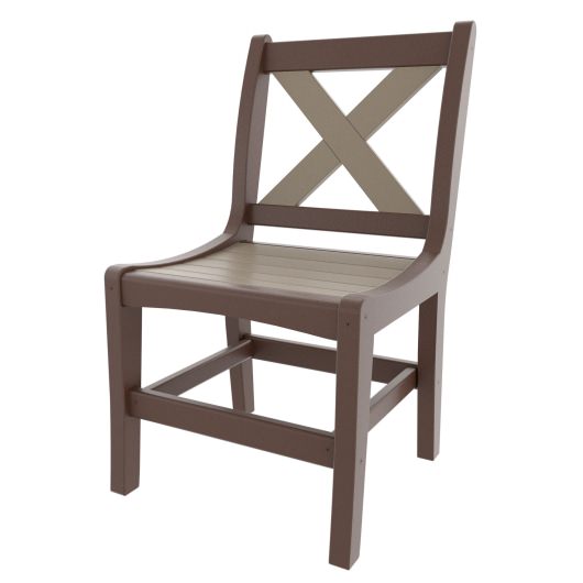 DURAWOOD® Poly Cross Back Dining Chair