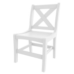 DURAWOOD® Poly Cross Back Dining Chair