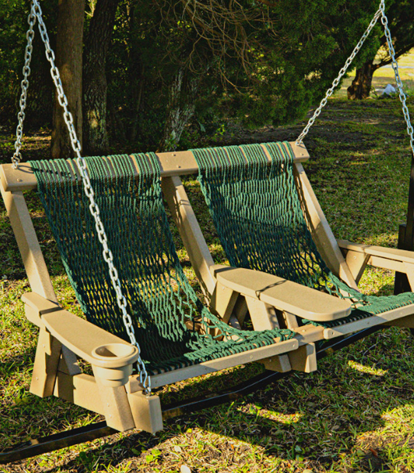 Double Durawood Swings