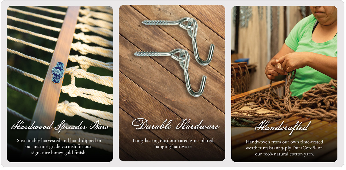 Rope Hammocks Features